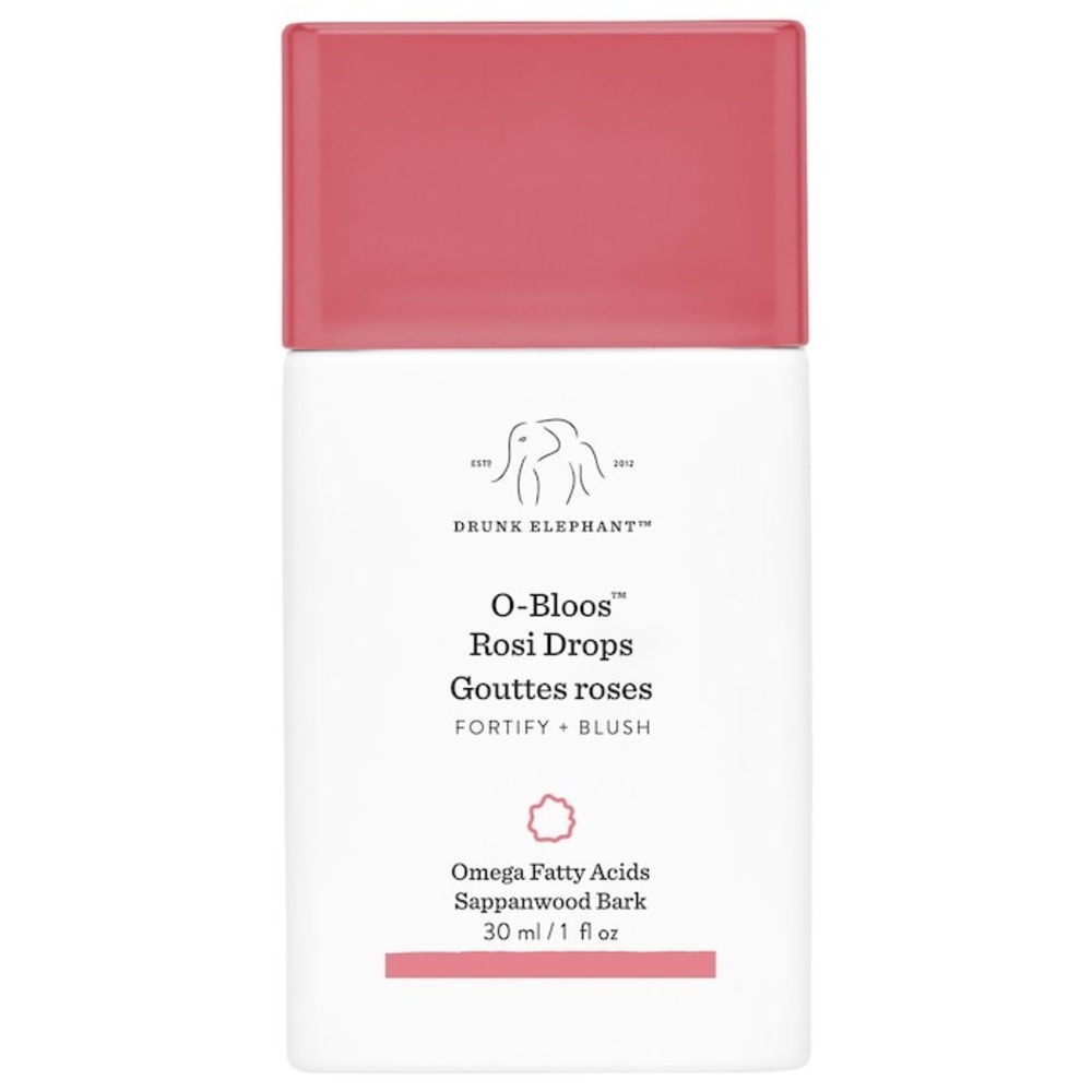 Drunk Elephant O-Bloos Rosi Blush Drops w/Vitamin F F/S 1 Oz. VEGAN NEW IN BOX!